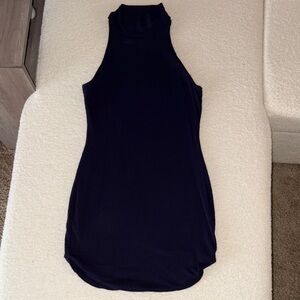 Elegant Black Sleeveless Mini Dress